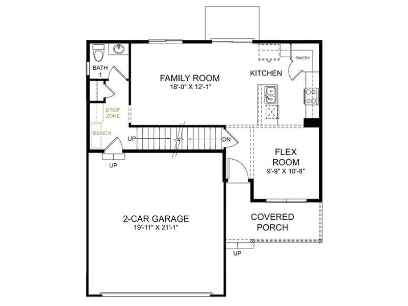 Main Level Floor Plan